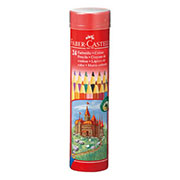 ファーバーカステル・レッドライン色鉛筆（丸缶）24色セット