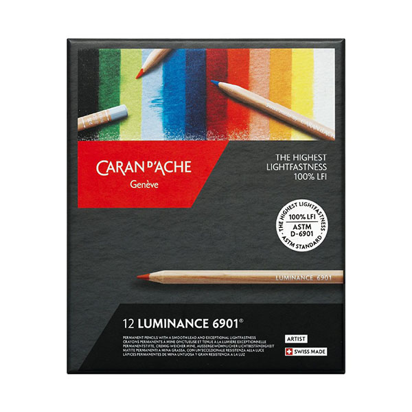 カランダッシュ 油性色鉛筆 ルミナンス6901 40色紙箱セットCARANd