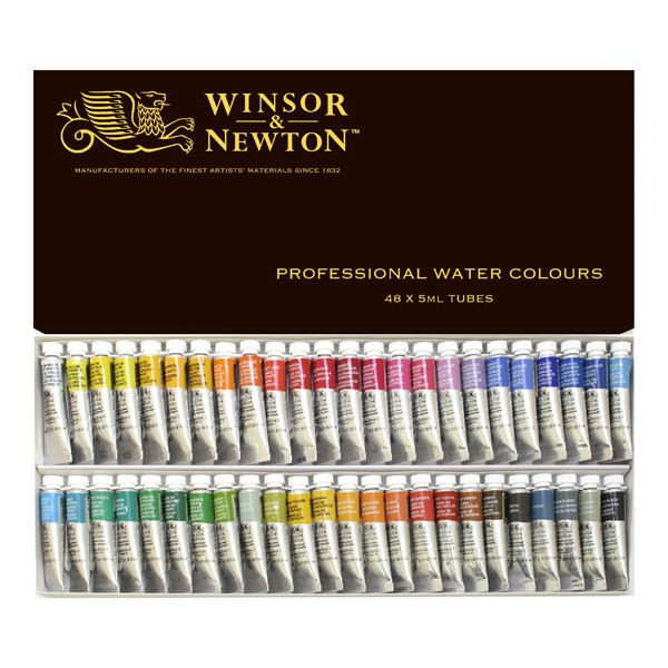 ４８色セット:　画材の専門店　ウィンザー＆ニュートン水彩絵具セット　水彩絵具　画材・額縁のオンラインショップ