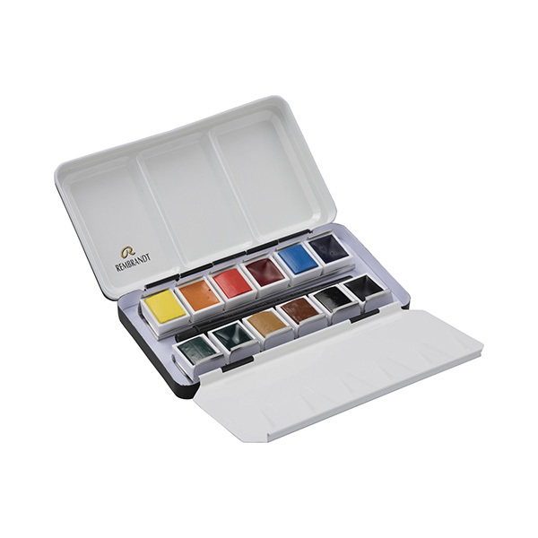 モノピグメント12色セット:　画材の専門店　レンブラント固形水彩絵具　固形水彩　画材・額縁のオンラインショップ