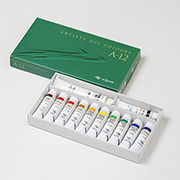 クサカベ専門家用油絵具 Ａ-12セット（１２色)