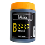 ブラックジェッソ500ml 容器入  リキテックス・メディウム