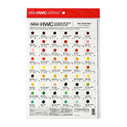ホルベイン透明水彩絵具 108色 ドットカード DC01