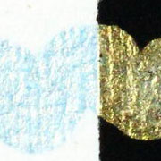 偏光ライトブルー (003) シャインパール クサカベ固形水彩