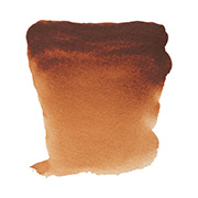 バーントシェンナ (411) ハーフパン×2個 レンブラント固形水彩絵具