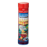 ファーバーカステル・レッドライン水彩色鉛筆（丸缶）24色セット