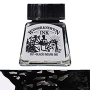 030 ブラックインディアン(951) 14ml W&N ドローイングインク