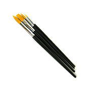 オリジナル水彩筆4本組　ナイロン毛