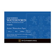 ウォーターフォード（ブロック）ホワイト 中目 ポストカード