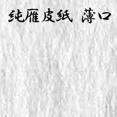 紗漉純雁皮紙（しゃずきじゅんがんびし）薄口晒（さらし）  未加工 ２枚巻 52×95cm